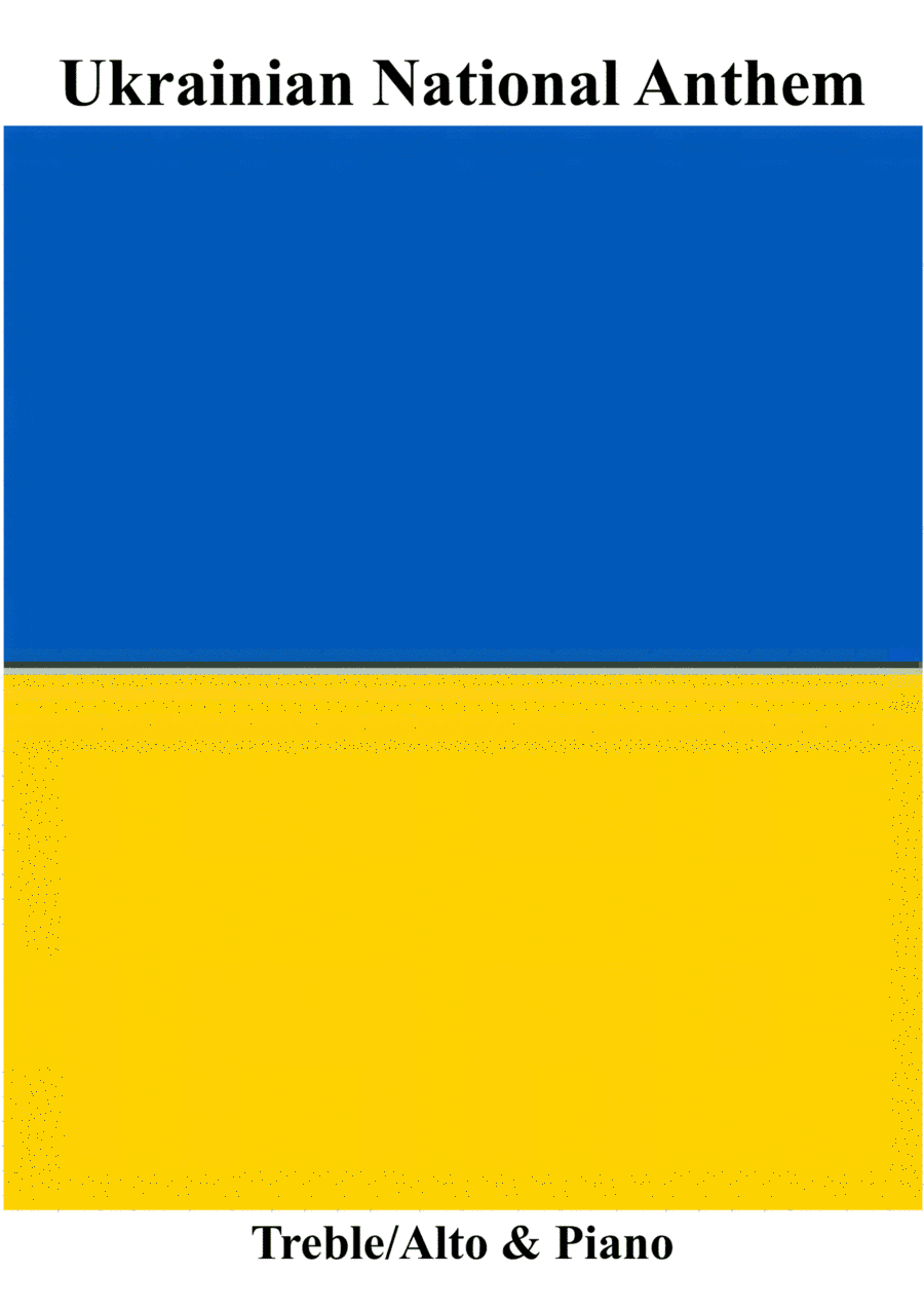Ukrainian National Anthem for Treble/Alto Recorder & Piano MFAO World National Anthem Series (arr. Keith Terrett)