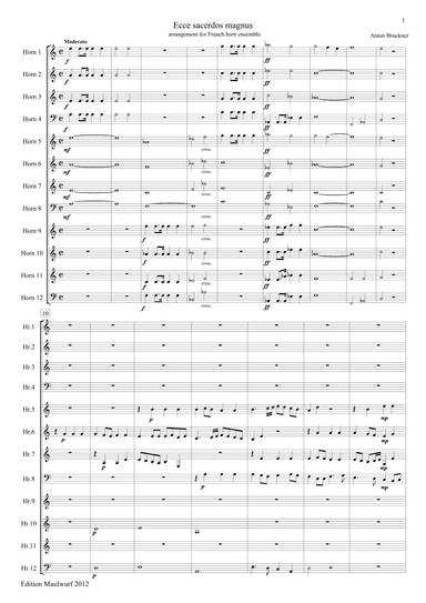 Ecce Sacerdos (arr. Edition Maulwurf)