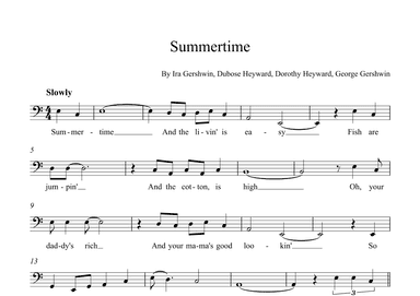 Summertime (arr. Alex Nunes Rodrigues)