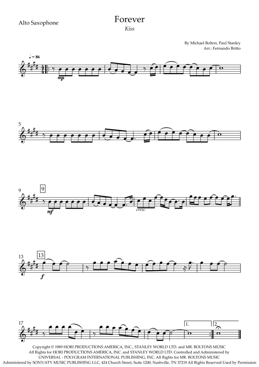 Forever (arr. Fernando Britto)
