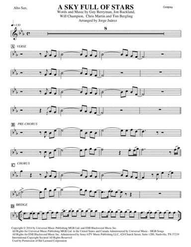 A Sky Full Of Stars (arr. Jorge Juárez)