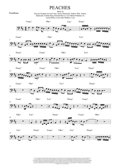 Peaches (arr. Anderson Quevedo)