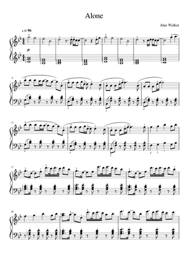 Alone (arr. Eduardo Sabino)