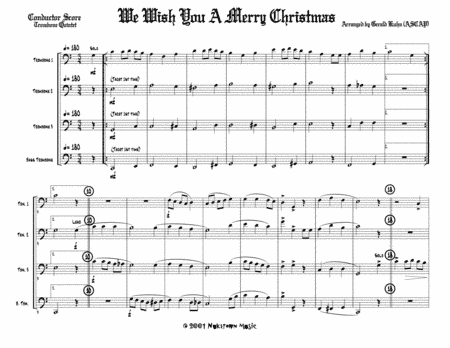 We Wish You a Merry Christmas (arr. Gerald Kuhn)