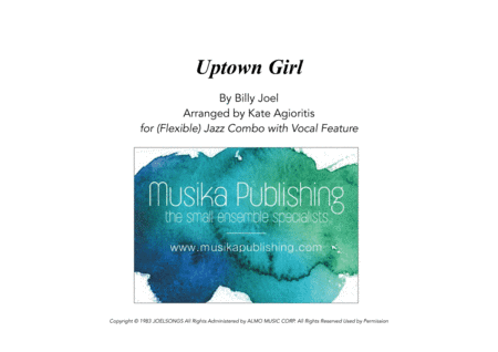 Uptown Girl (arr. Kate Agioritis)