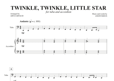 Twinkle Twinkle Little Star (arr. Art.o Artaud)