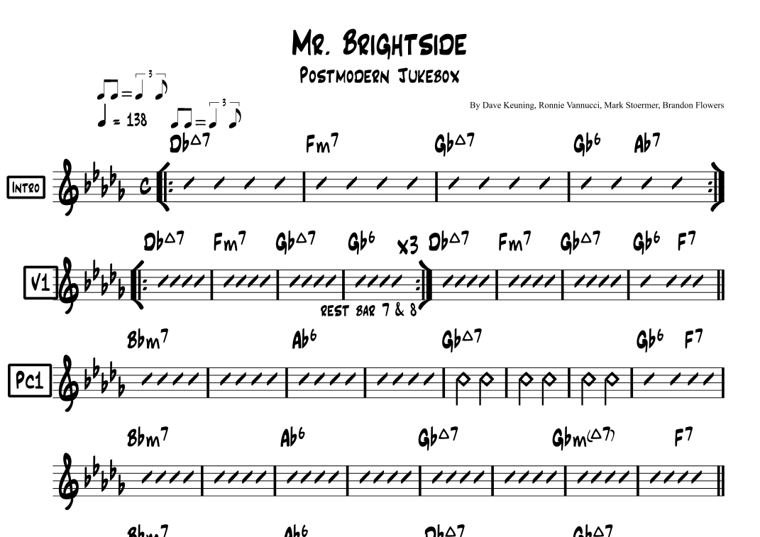 Mr. Brightside (arr. Lef Germenlis)