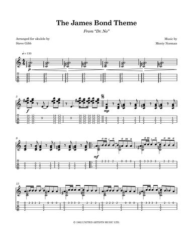 James Bond Theme (arr. Steve Gibb)