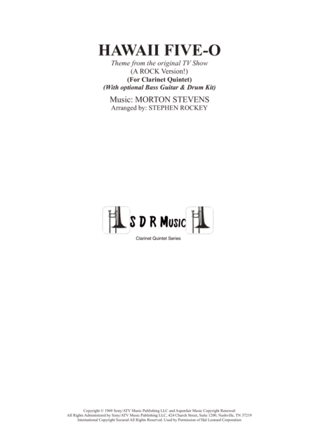 Hawaii Five-O Theme (arr. Stephen Rockey)