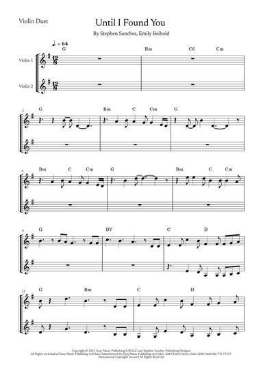 Until I Found You (arr. Marcony Carvalho)