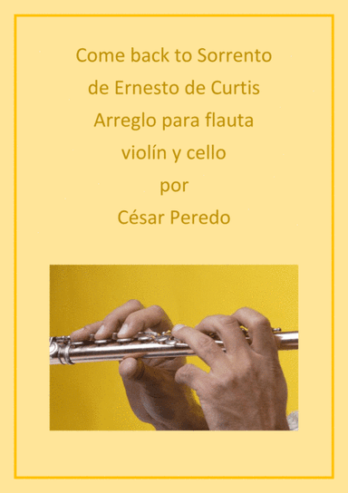 Come back to sorrento (arr. Cesar Peredo)