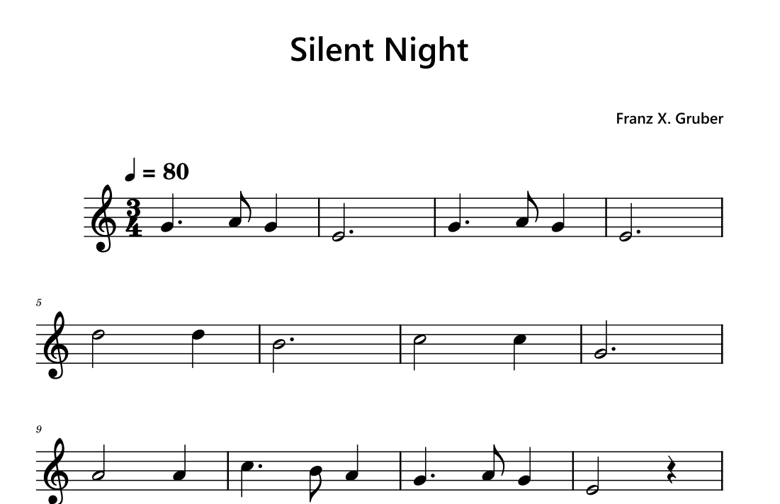 Silent Night (arr. Funtom)