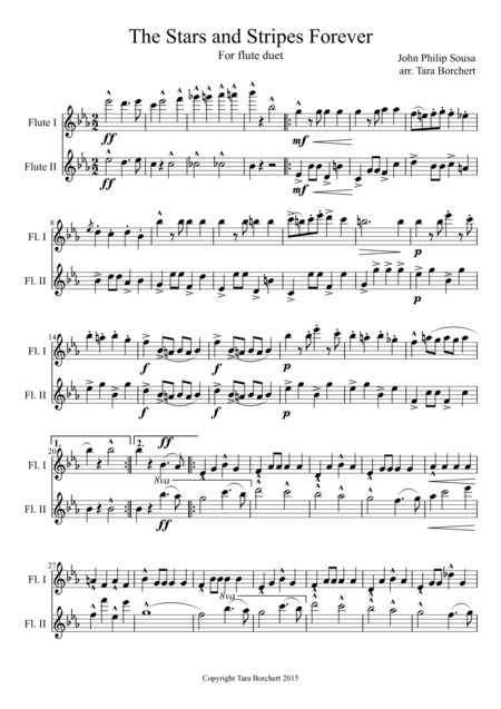 The Stars and Stripes Forever (arr. Tara Borchert)
