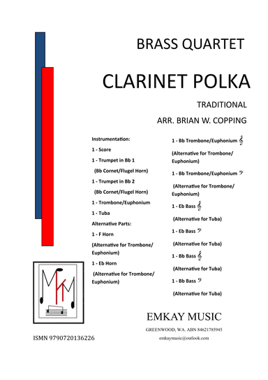 CLARINET POLKA – BRASS QUARTET (arr. BRIAN W. COPPING)