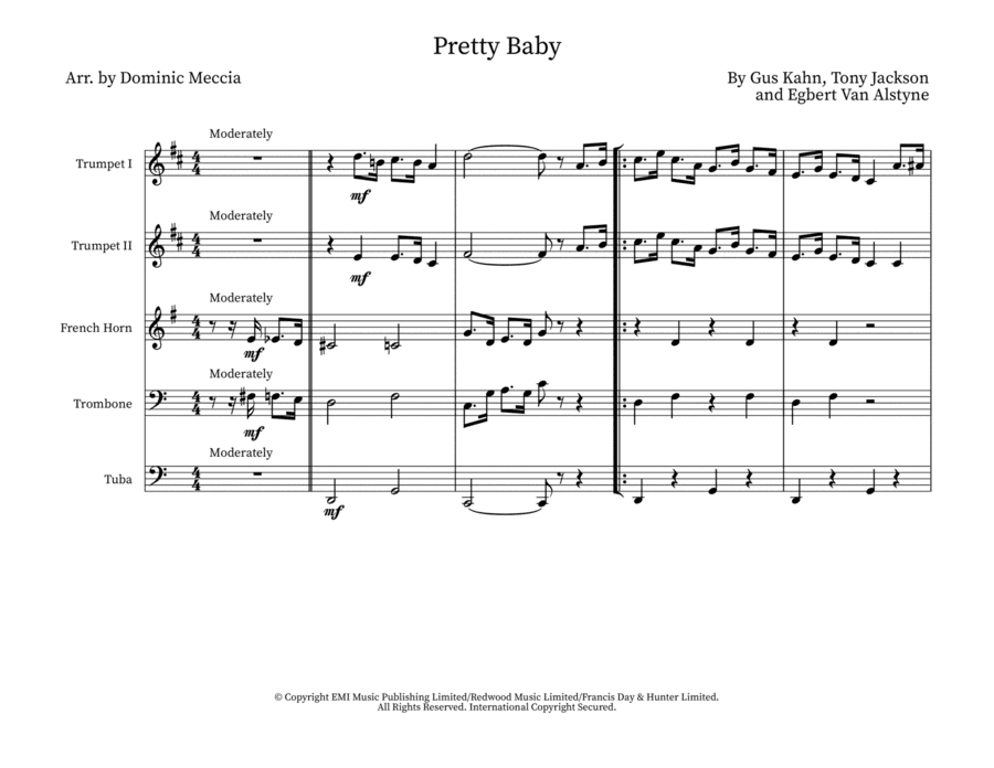 Pretty Baby (arr. Dominic Meccia)