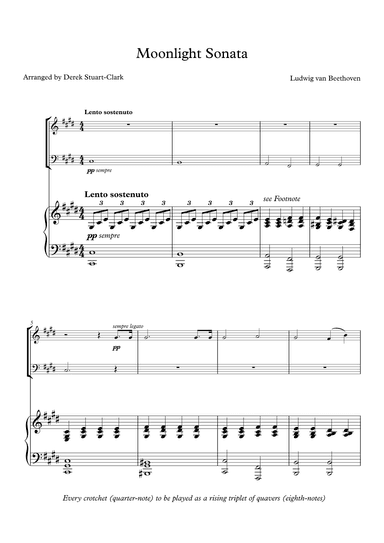 Moonlight Sonata (arr. Derek STUART-CLARK)