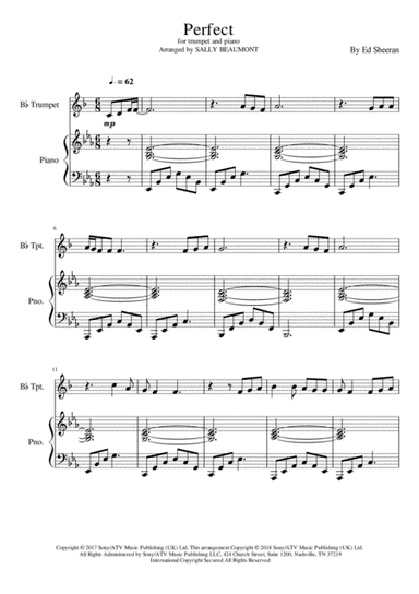 Perfect (arr. Sally Beaumont)