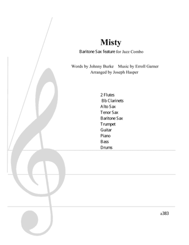 Misty (arr. Joe Hasper)
