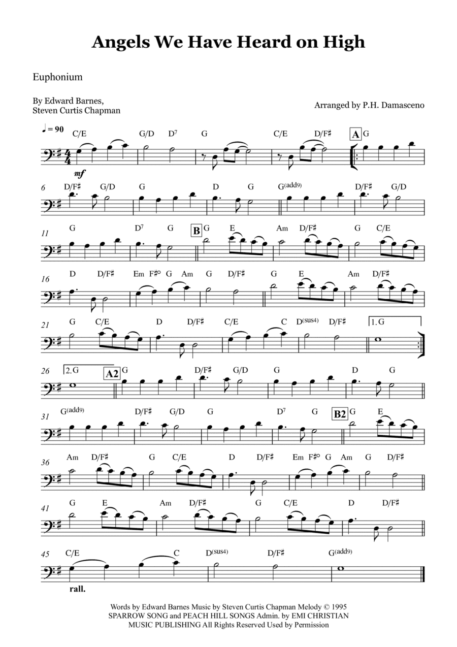 Angels We Have Heard On High (arr. P.H. Damasceno)