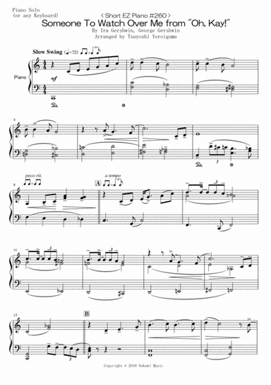 Oh, Kay (arr. Tsuyoshi Yoroiguma)