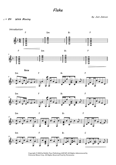 Flake (arr. Cleber Correia)