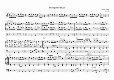 Trumpet Tune by Vincent Lubeck arranged for organ (arr. Gavin Bateman)