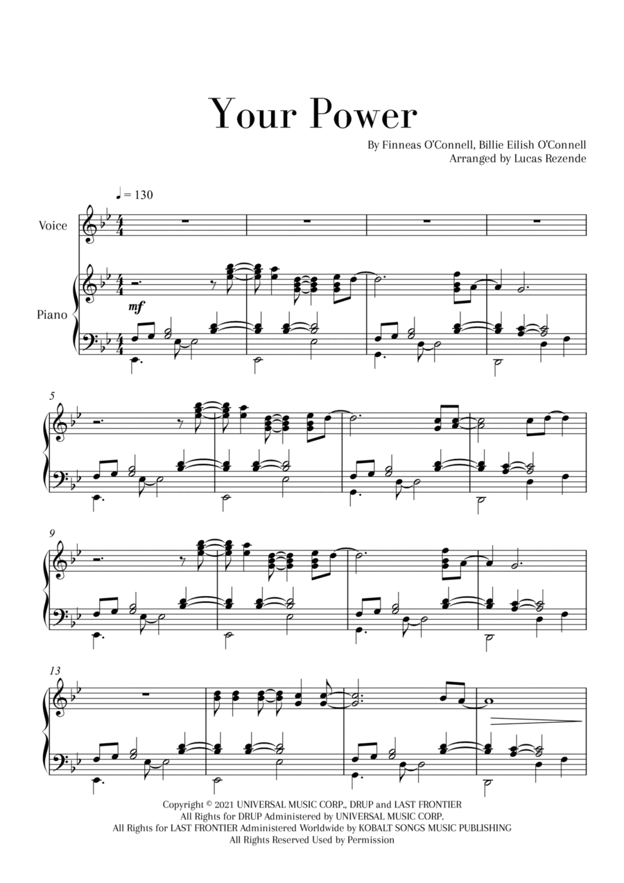 Your Power (arr. Lucas Rezende)