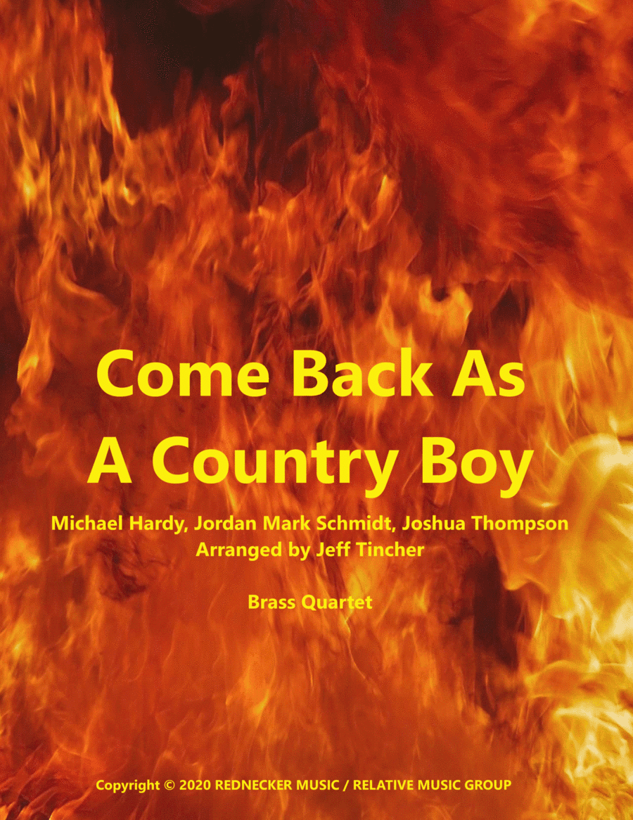 Comeback As A Country Boy (arr. Jeff Tincher)
