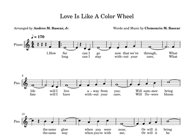 Love Is Like A Color Wheel