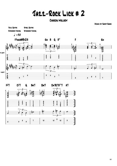 Jazz-Rock Lick # 2