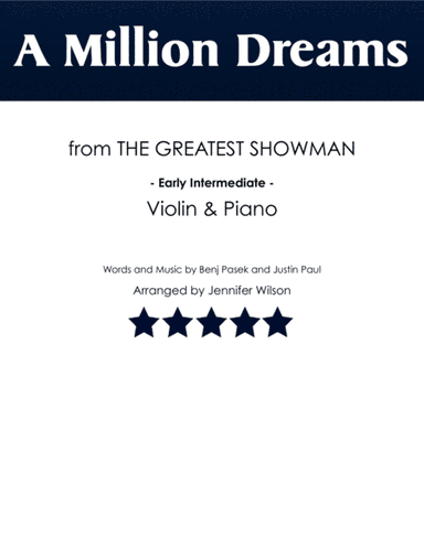 A Million Dreams (arr. Jennifer Wilson)