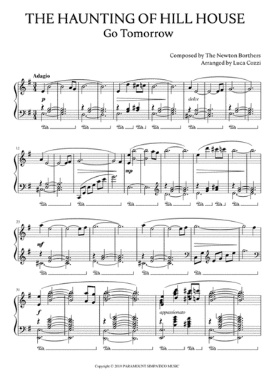 The Haunting Of Hill House (main Title) (arr. Luca Cozzi)