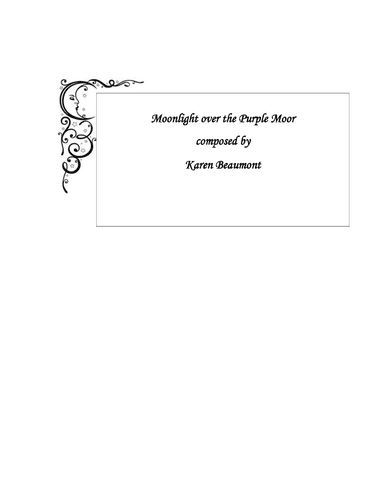 Moonlight over the Purple Moor