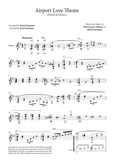 Airport Love Theme (winds Of Chance) (arr. Paulo Barreiros/Ivan Paschoito)