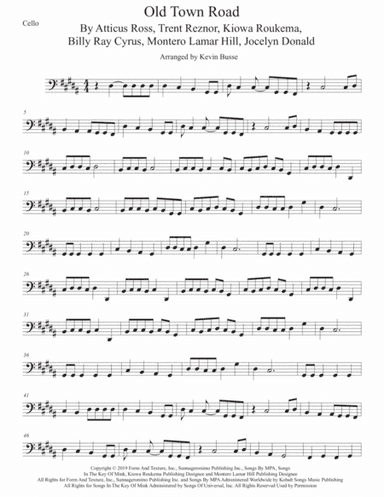 Old Town Road (remix) (arr. Kevin Busse)