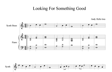 Looking For Something Good (Revised)