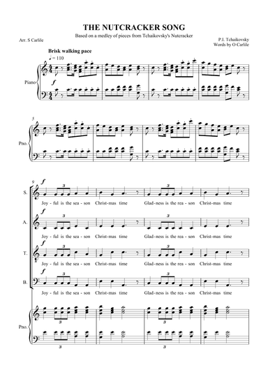 The Nutcracker Song (arr. SCMusic)