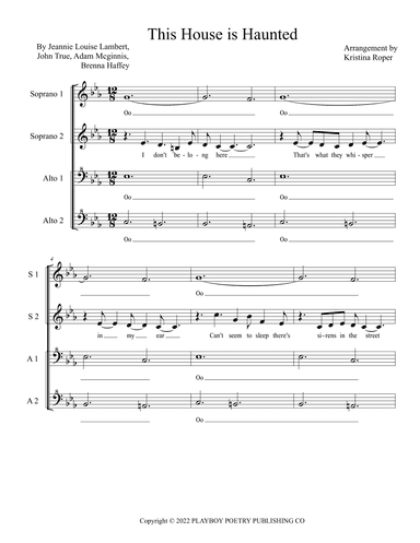 The House Is Haunted (arr. Kristina Roper)