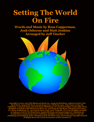 Setting The World On Fire (arr. Jeff Tincher)