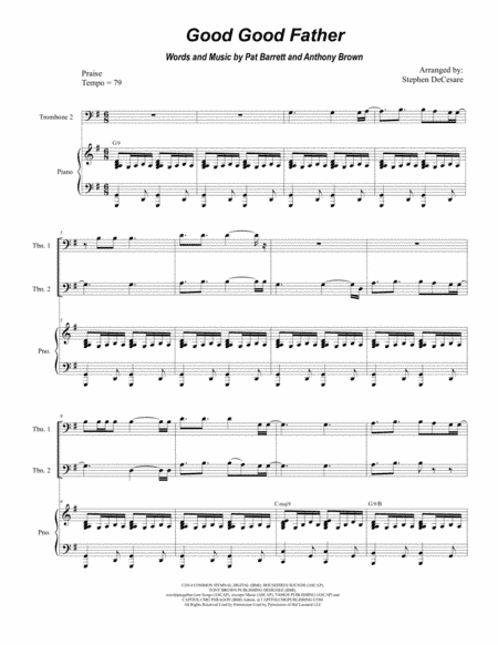 Good Good Father (arr. Stephen DeCesare)