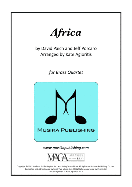 Africa (arr. Kate Agioritis)