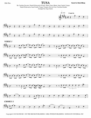 Tusa (arr. Jorge Juárez)
