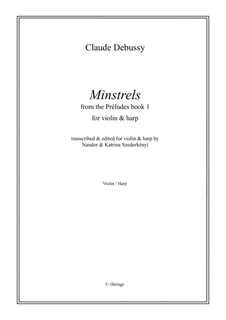 Minstrels - for violin & harp (arr. Nandor & Katrina Szederkenyi)