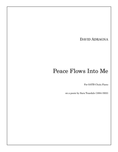 Peace Flows Into Me