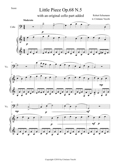Little Piece Op.68 N.5 (arr. Cristiano Vecchi)