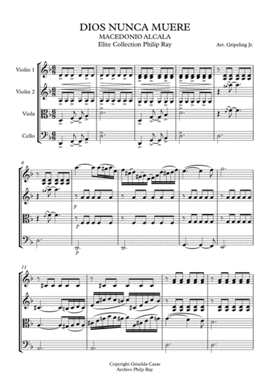 Dios Nunca Muere (arr. Griselda Casas)