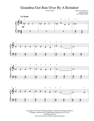 Grandma Got Run Over By A Reindeer (arr. Samuel Stokes)