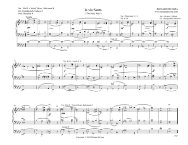 la via Santa (The Holy Way) for Organ