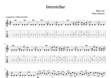 Interstellar (arr. Ondřej Pavlíček)