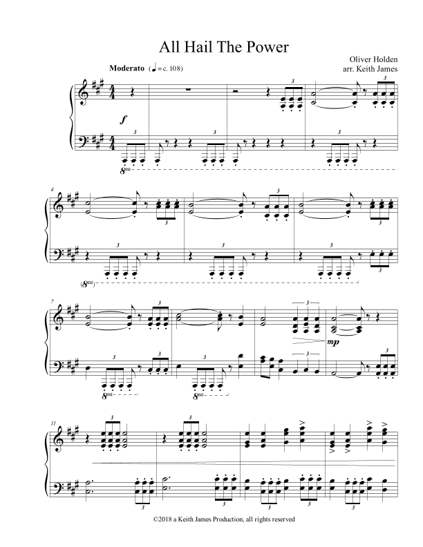 All Hail The Power Of Jesus' Name II (arr. Keith James Productions)